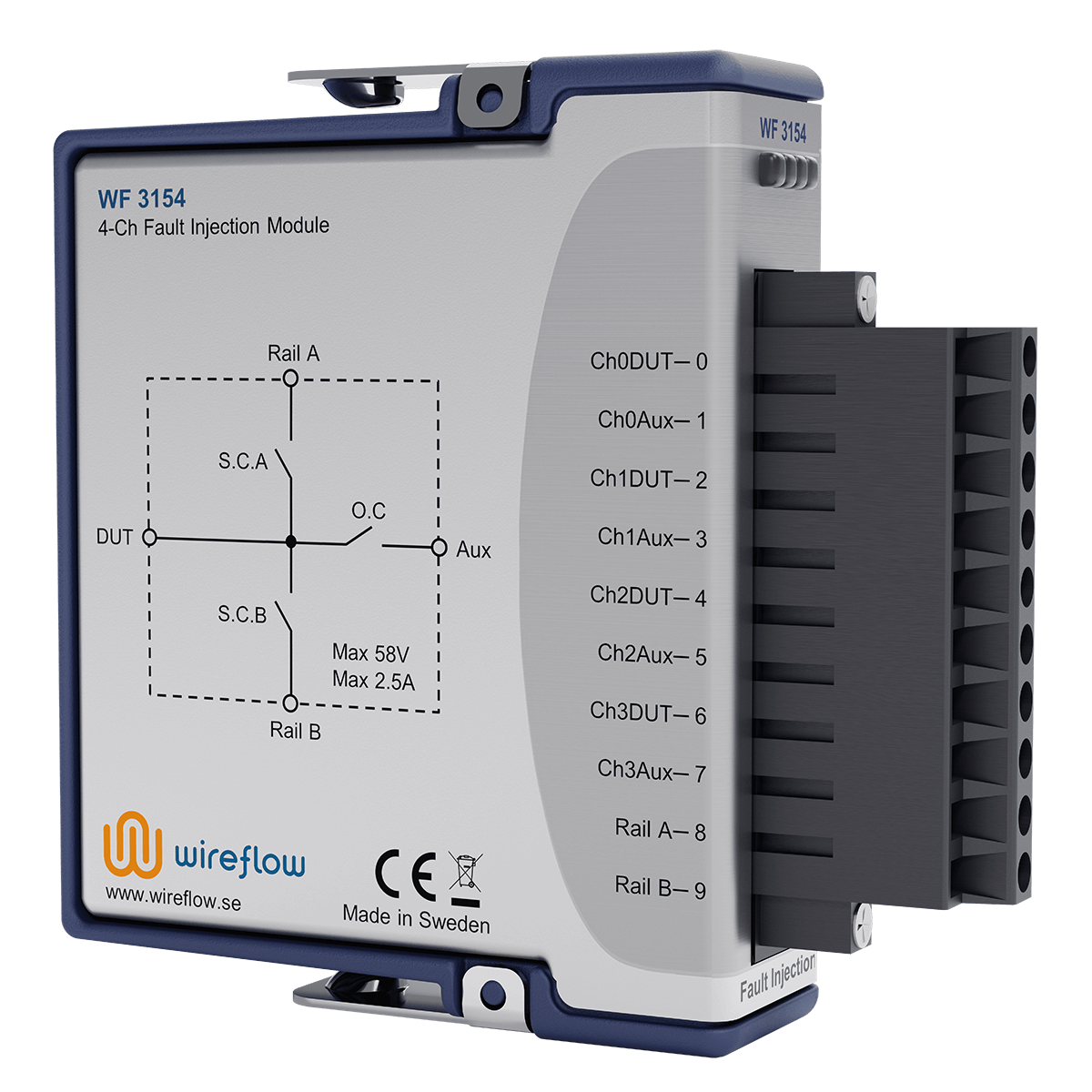WF3154 4–Ch Fault Injection Module