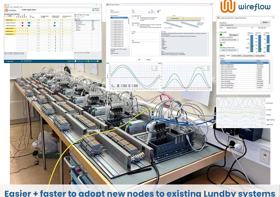 Easier and faster to adopt new nodes to existing Lundby systems
