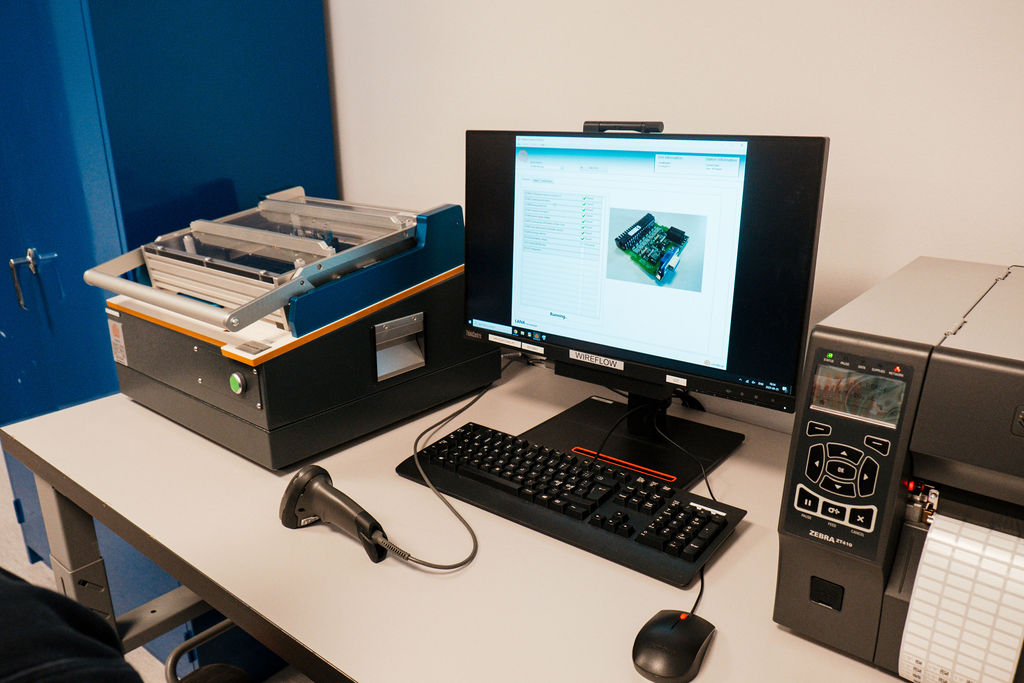 A PCB test station from Wireflow