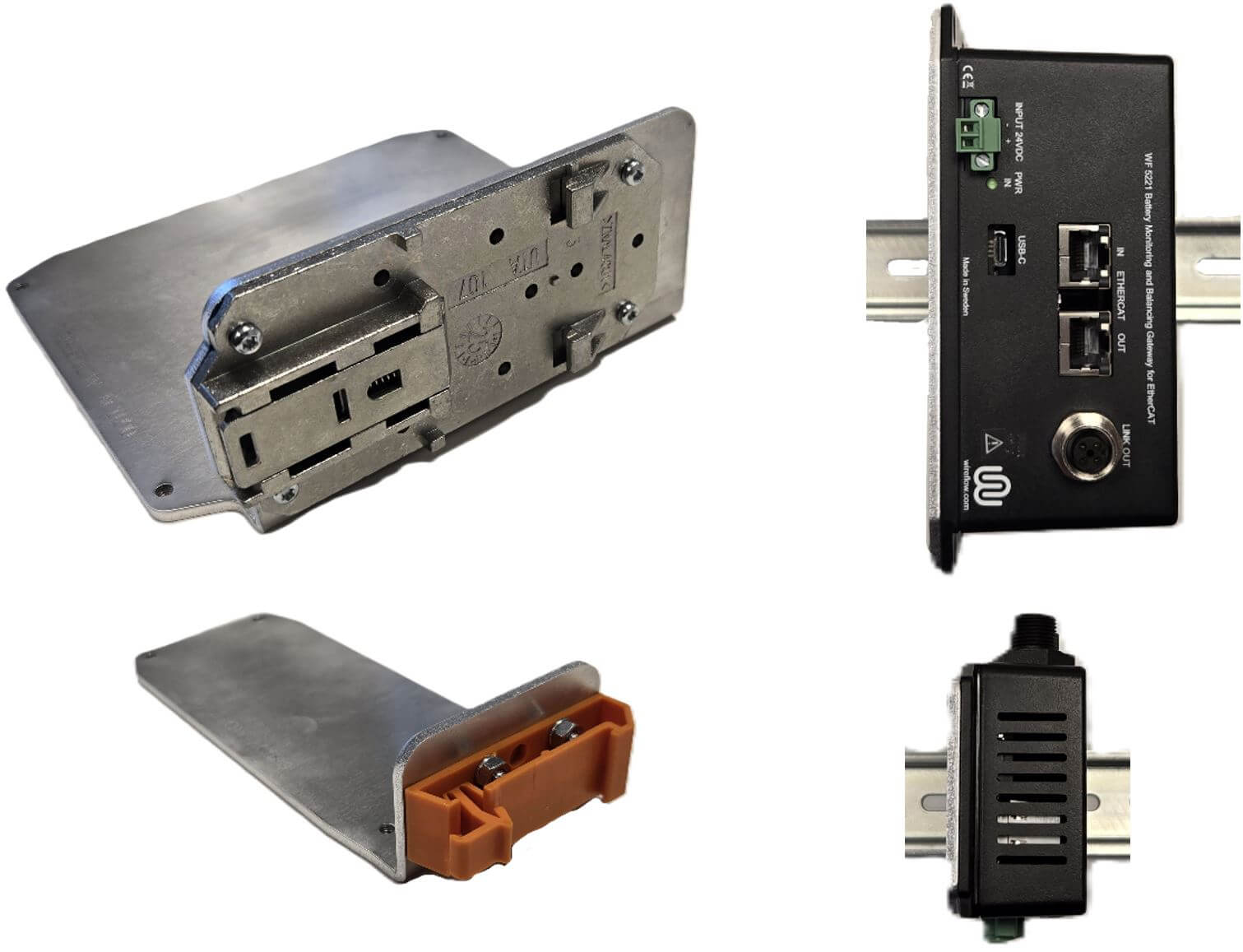 DIN Rail Adapters - DIN Rail Adapter for WF 5218 Node